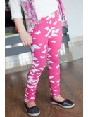 Girls\' pink leggings DZ7011 - Online store - Boutique